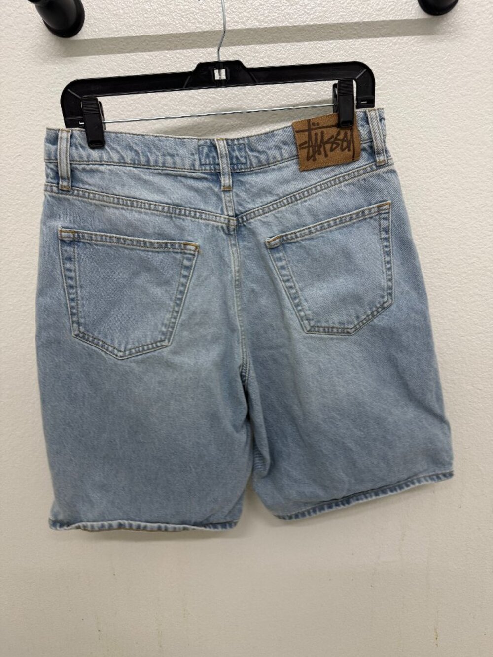 Stussy Denim Jean Shorts Light Wash Size 30